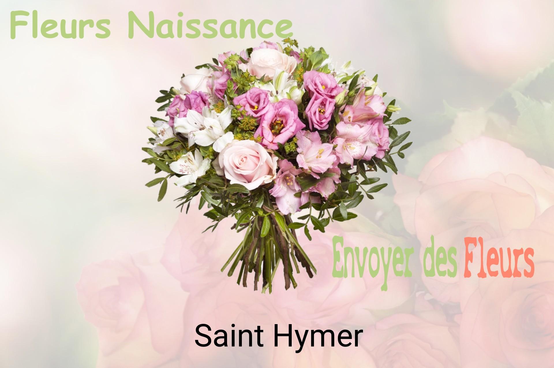 Bouquet de fleurs de naissance livré à Saint-Hymer